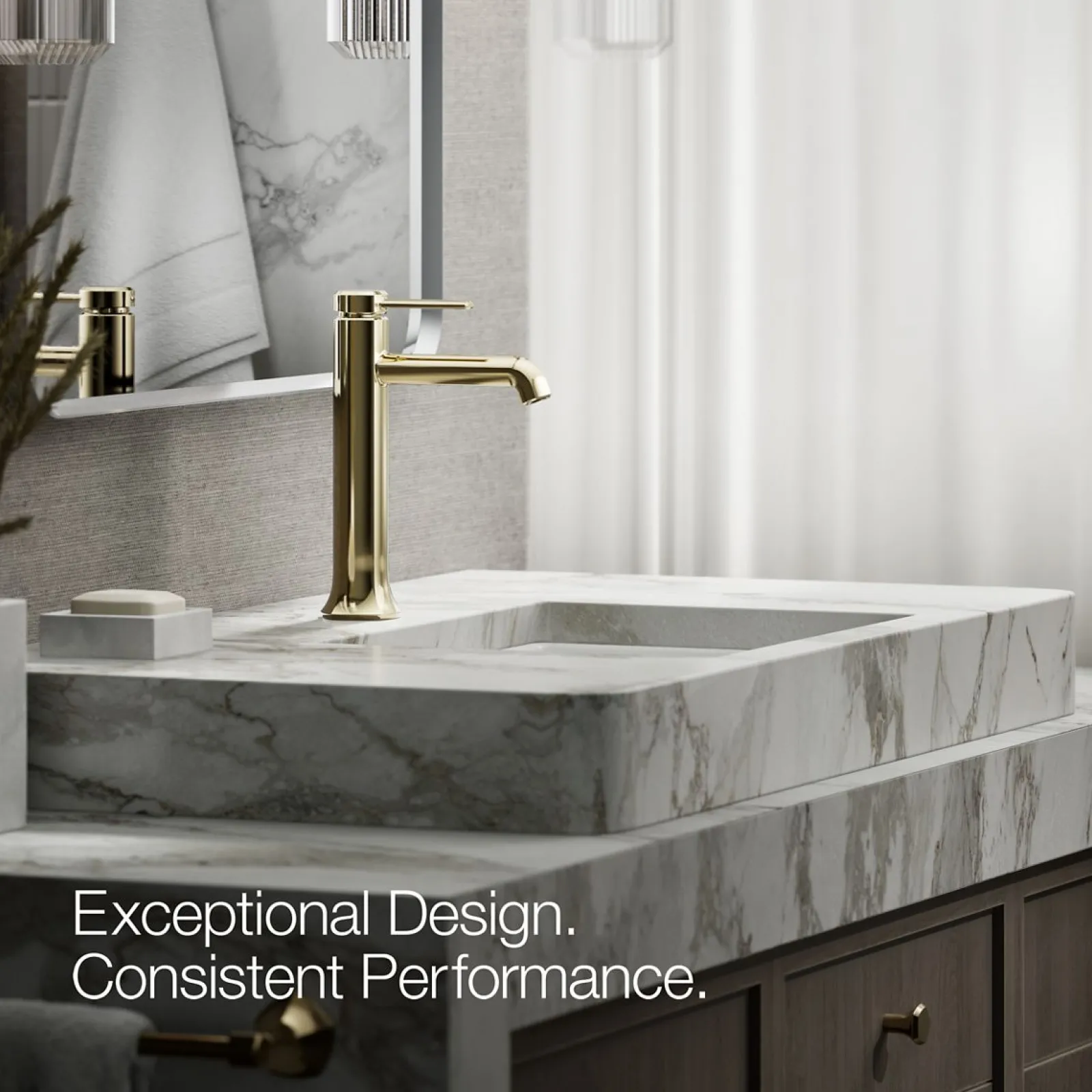 Tall single-handle bathroom sink faucet, 1.2 gpm^Kohler Sale