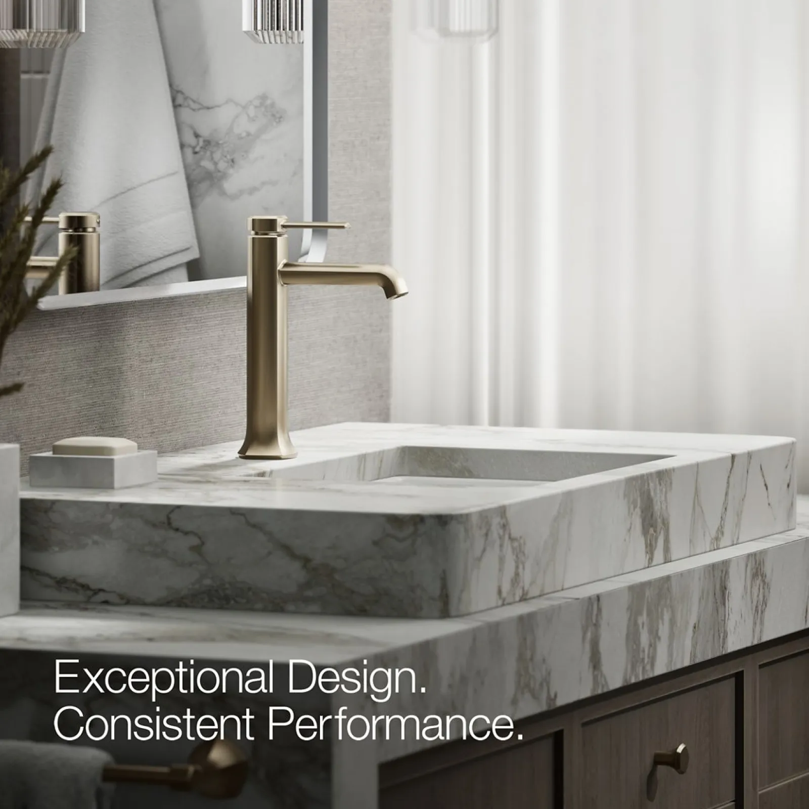 Tall single-handle bathroom sink faucet, 1.2 gpm^Kohler Sale