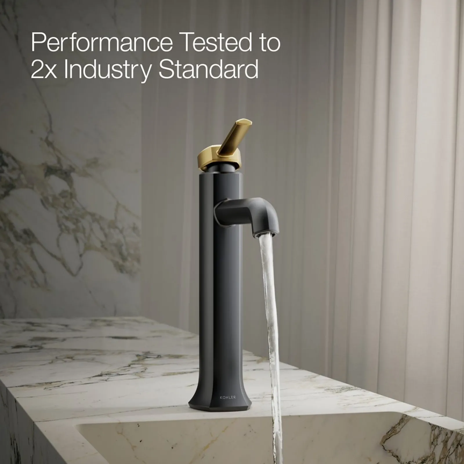 Tall single-handle bathroom sink faucet, 1.2 gpm^Kohler Sale