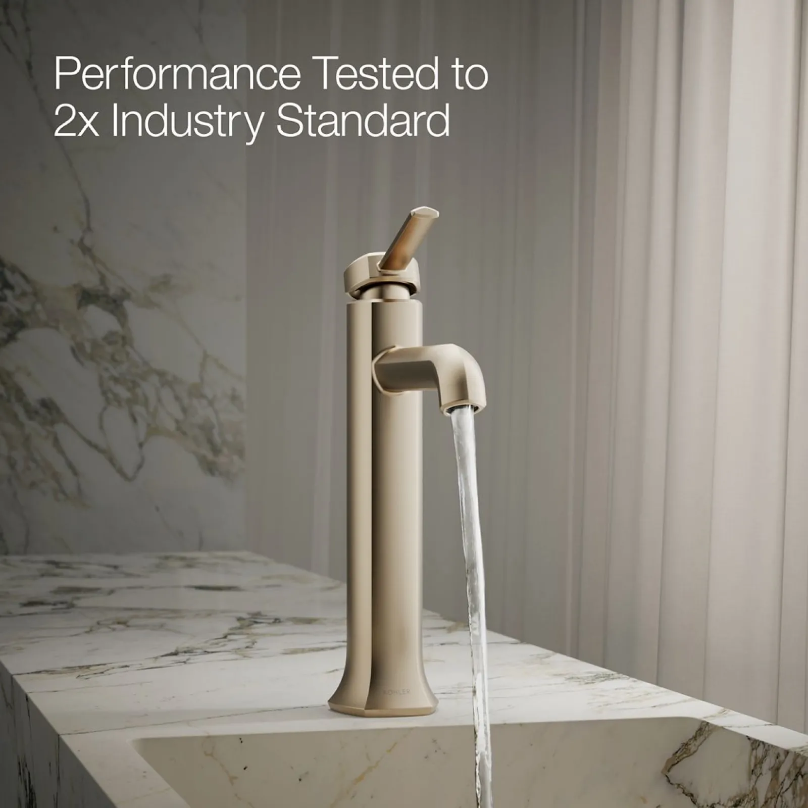 Tall single-handle bathroom sink faucet, 1.2 gpm^Kohler Sale