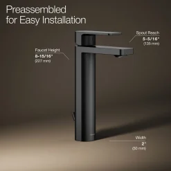 Tall single-handle bathroom sink faucet, 1.0 gpm^Kohler Clearance