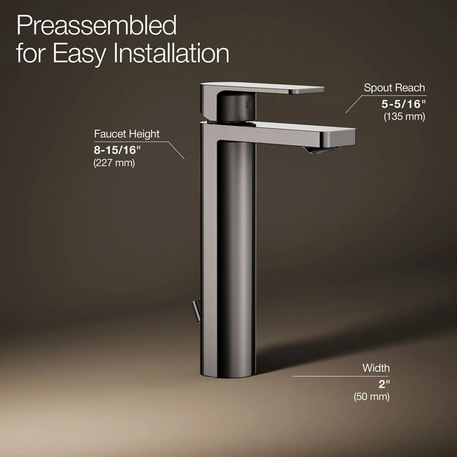 Tall single-handle bathroom sink faucet, 1.0 gpm^Kohler Clearance