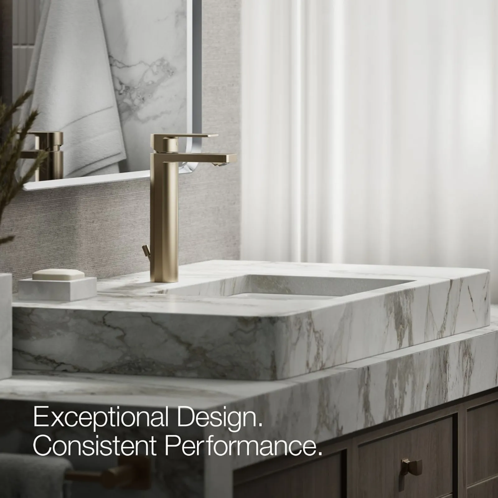 Tall single-handle bathroom sink faucet, 1.0 gpm^Kohler Clearance