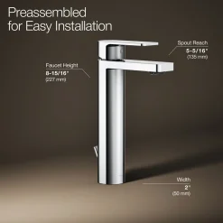 Tall single-handle bathroom sink faucet, 1.2 gpm^Kohler Online