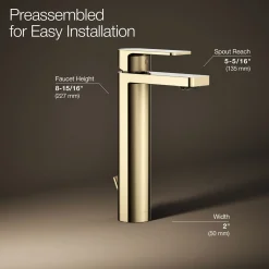 Tall single-handle bathroom sink faucet, 1.2 gpm^Kohler Online