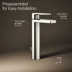 Tall single-handle bathroom sink faucet, 1.2 gpm^Kohler Online