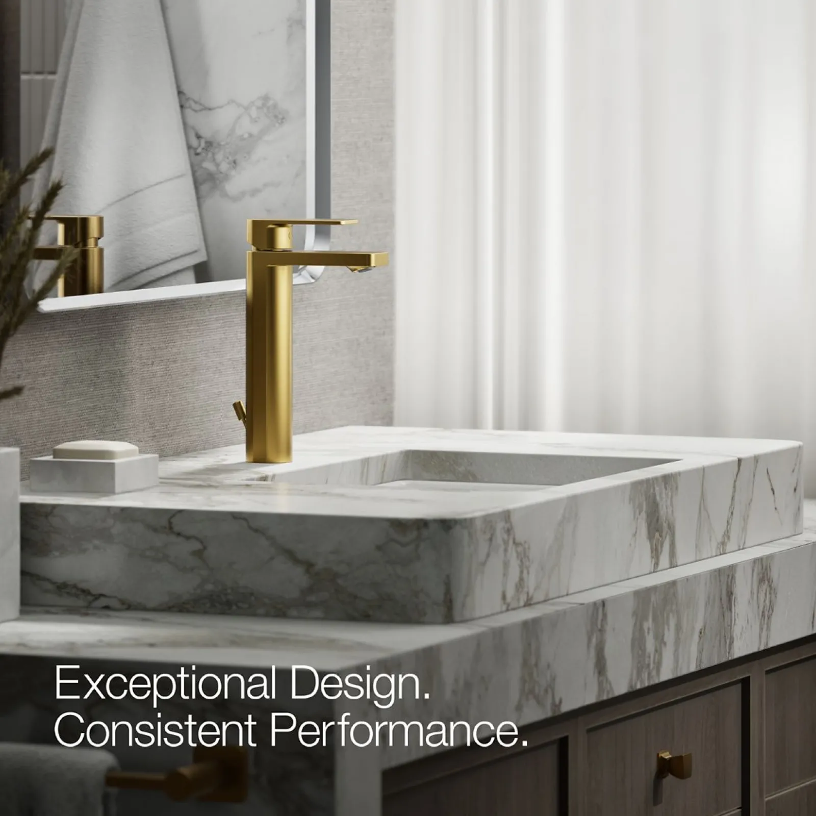 Tall single-handle bathroom sink faucet, 1.2 gpm^Kohler Online