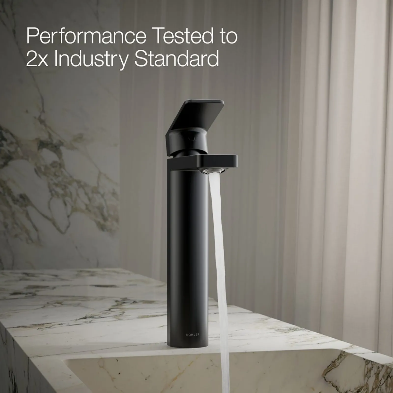 Tall single-handle bathroom sink faucet, 1.2 gpm^Kohler Online