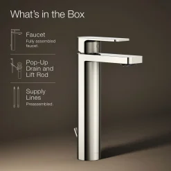 Tall single-handle bathroom sink faucet, 1.2 gpm^Kohler Online
