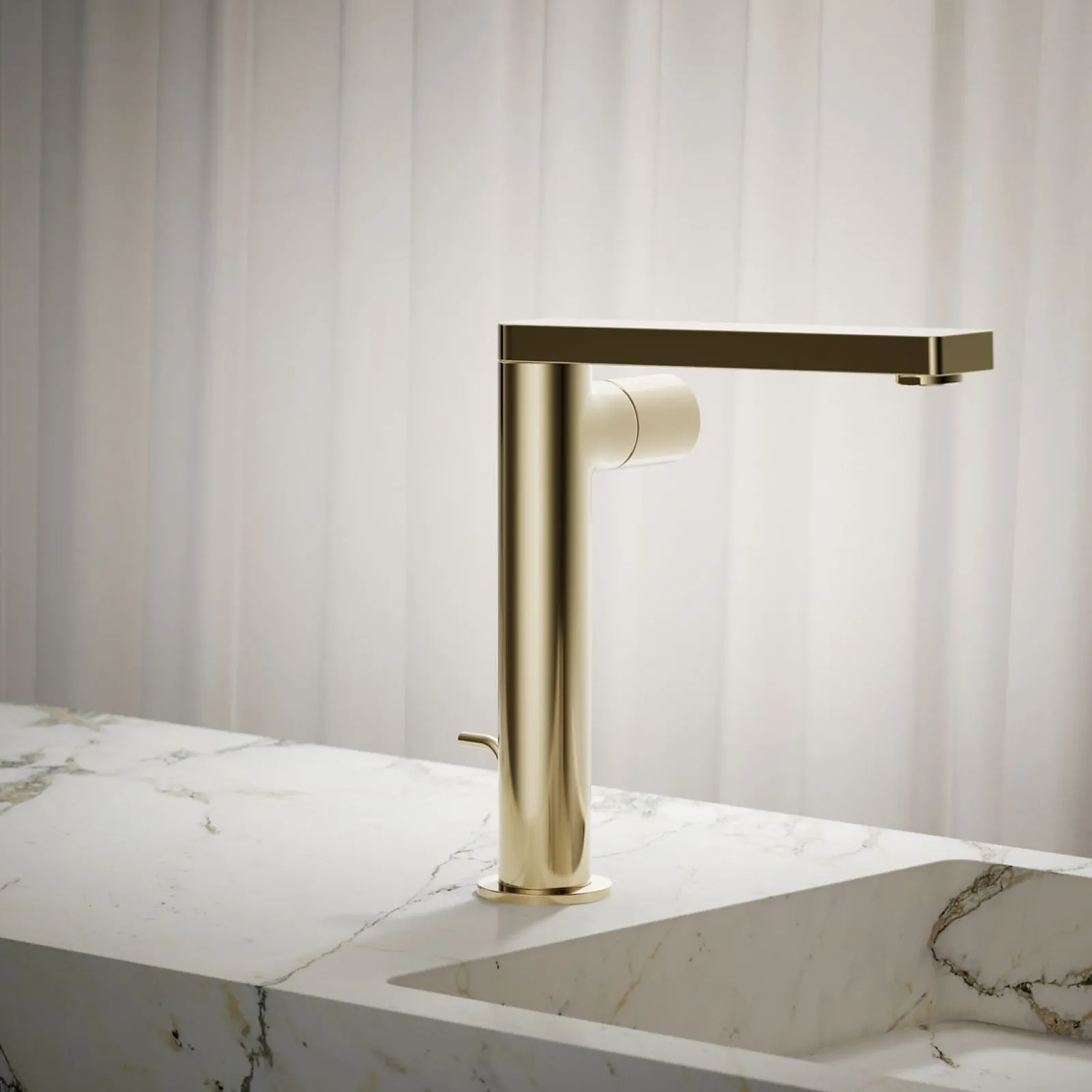 Tall single-handle bathroom sink faucet with Cylindrical handle, 1.2 gpm^Kohler Discount