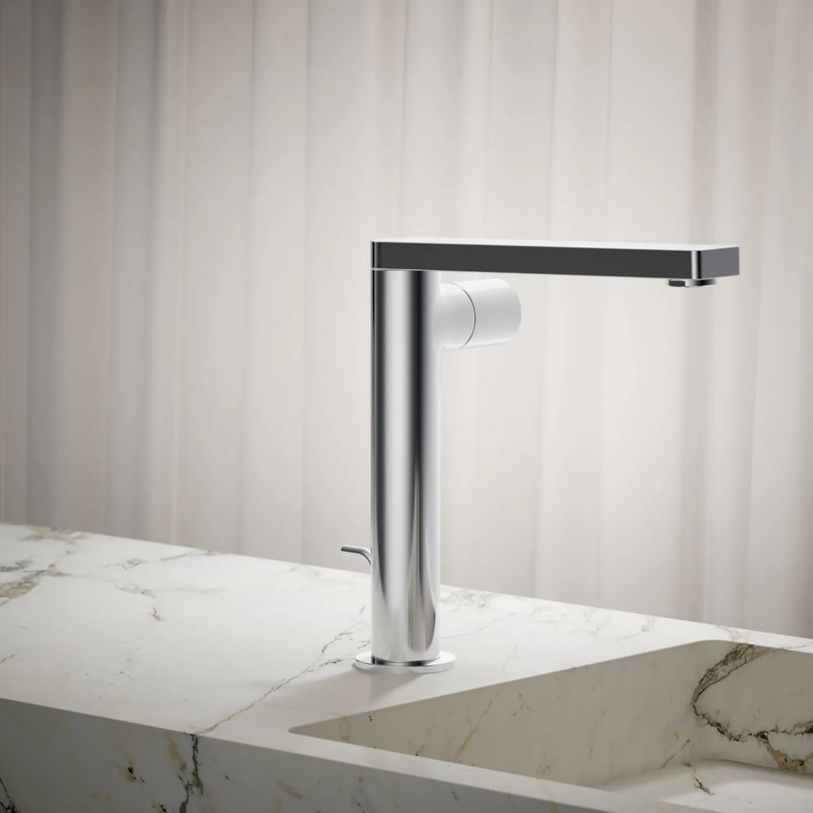 Tall single-handle bathroom sink faucet with Cylindrical handle, 1.2 gpm^Kohler Discount