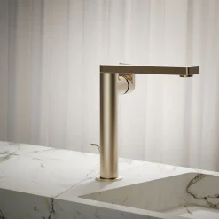 Tall single-handle bathroom sink faucet with Lever handle, 1.2 gpm^Kohler