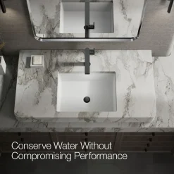 Tall single-handle bathroom sink faucet with Lever handle, 1.2 gpm^Kohler