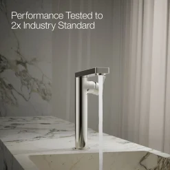 Tall single-handle bathroom sink faucet with Lever handle, 1.2 gpm^Kohler