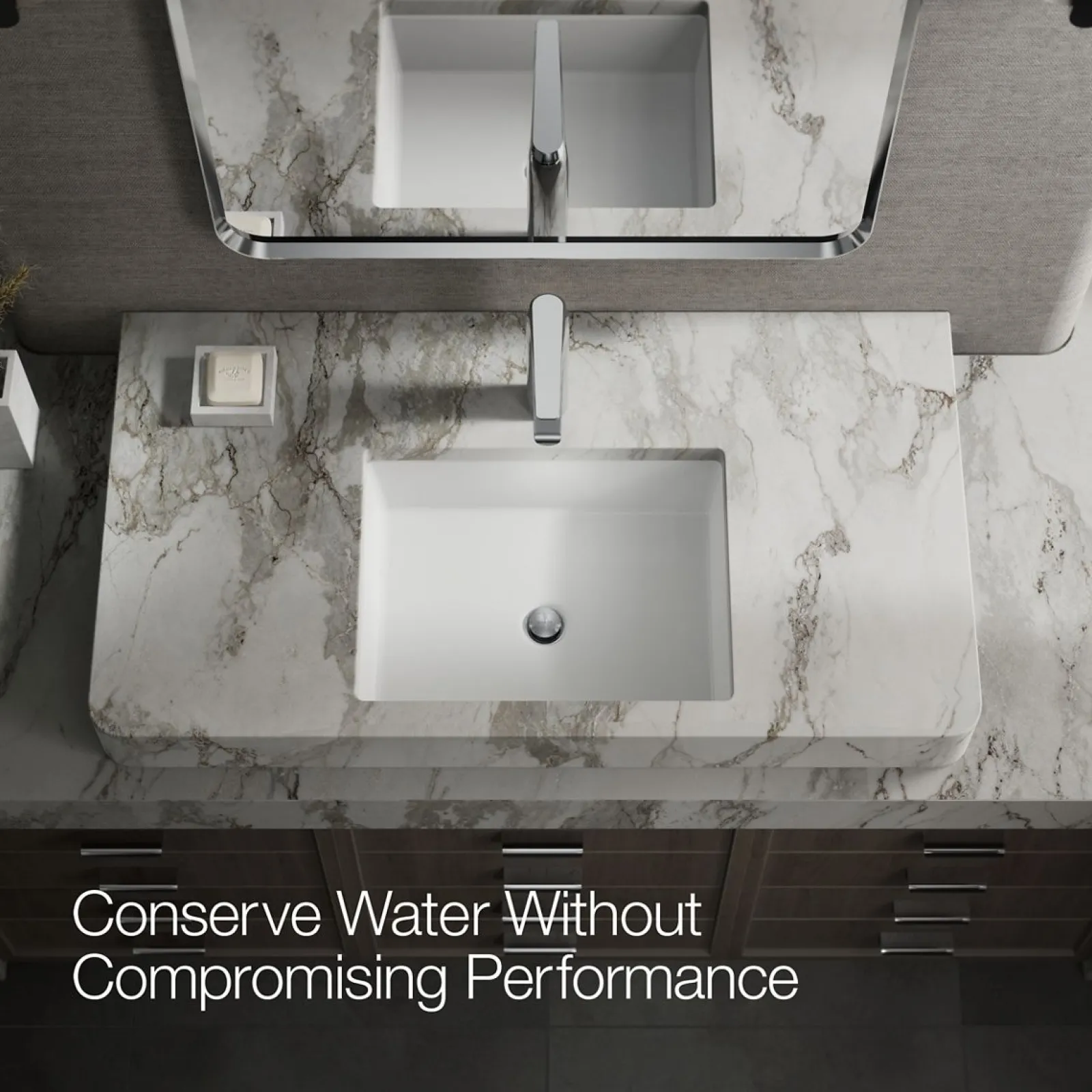 Tall single-handle bathroom sink faucet, 1.2 gpm^Kohler New