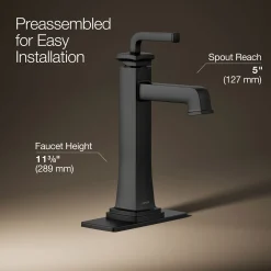Tall single-handle bathroom sink faucet, 1.2 gpm^Kohler Hot