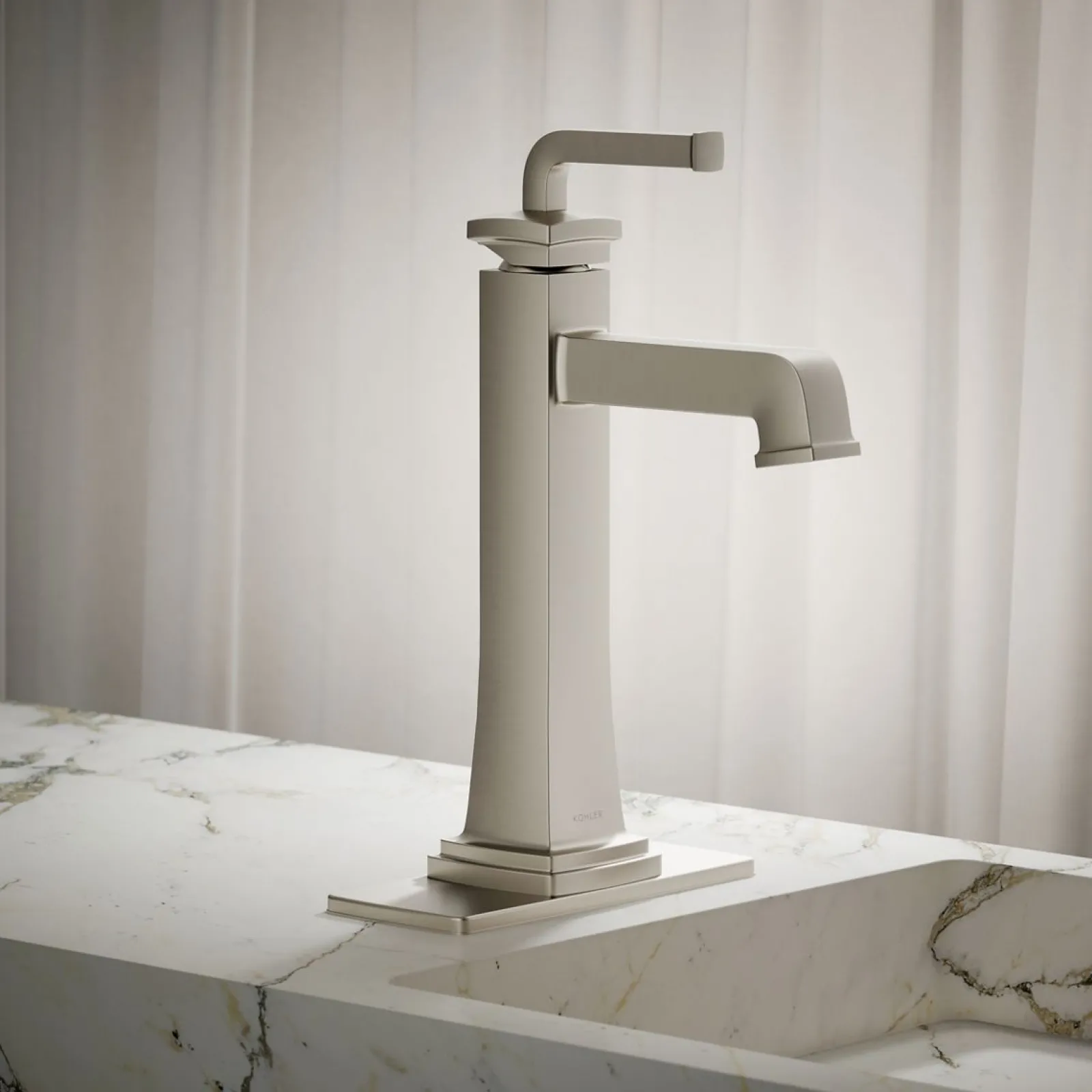 Tall single-handle bathroom sink faucet, 1.2 gpm^Kohler Hot