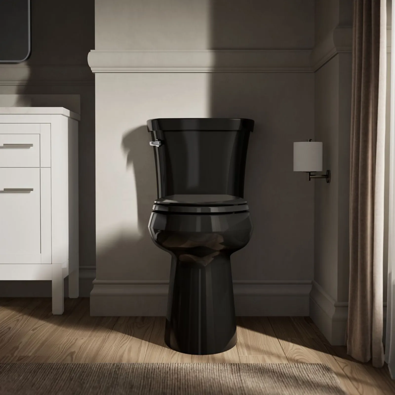 Tall two-piece elongated toilet, 1.28 gpf^Kohler Clearance