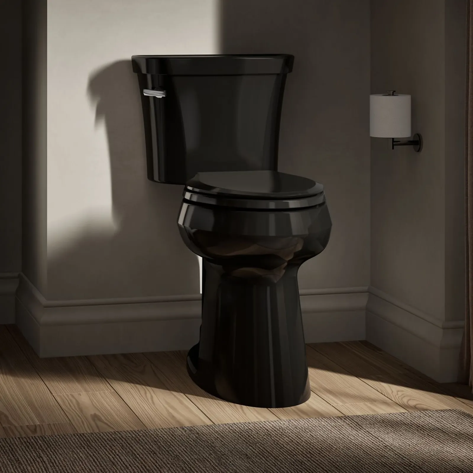Tall two-piece elongated toilet, 1.28 gpf^Kohler Clearance