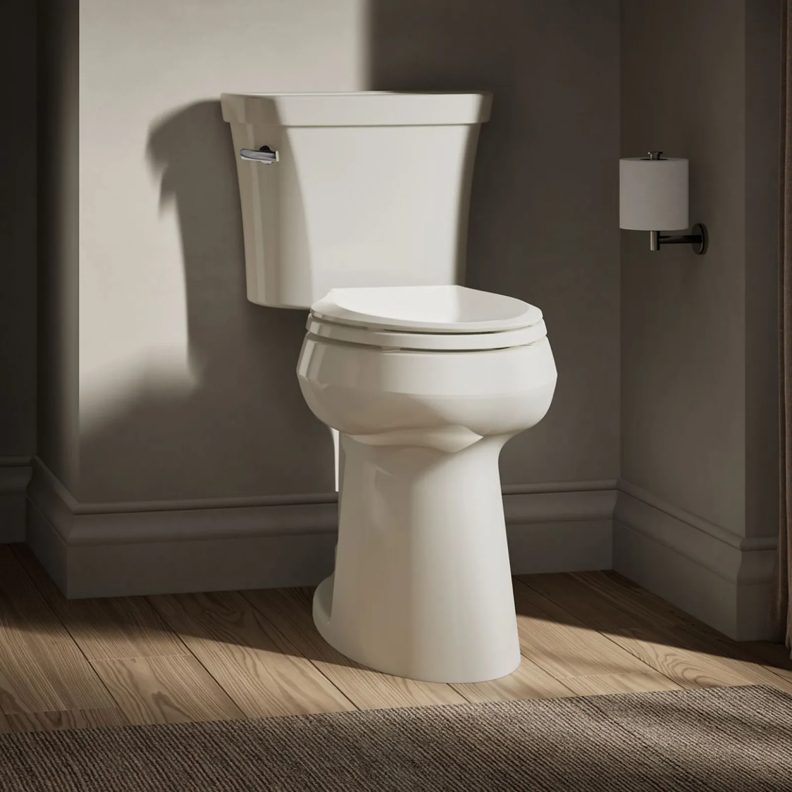 Tall two-piece elongated toilet, 1.28 gpf^Kohler Clearance