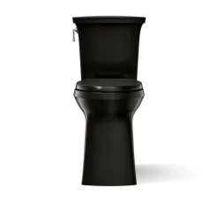 Tall two-piece elongated toilet with skirted trapway, 1.28 gpf^Kohler Hot