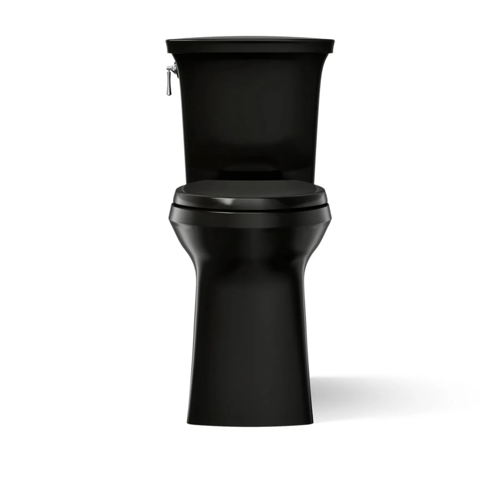 Tall two-piece elongated toilet with skirted trapway, 1.28 gpf^Kohler Hot