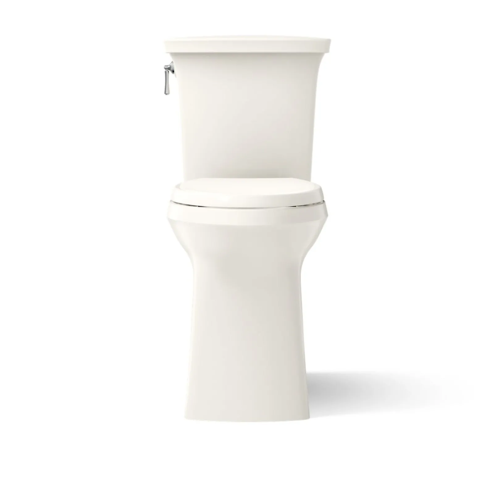 Tall two-piece elongated toilet with skirted trapway, 1.28 gpf^Kohler Hot