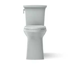 Tall two-piece elongated toilet with skirted trapway, 1.28 gpf^Kohler Hot