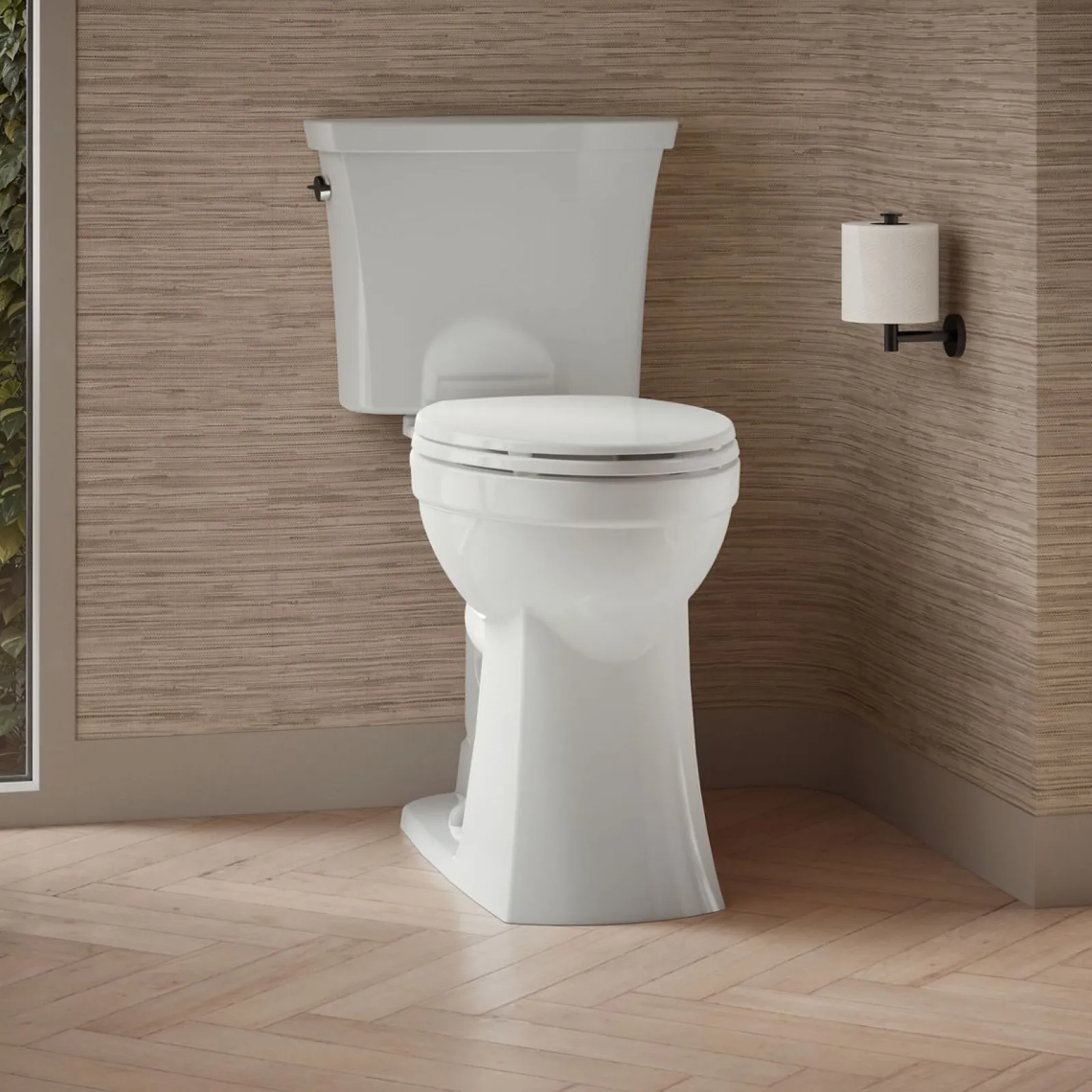 Tall two-piece elongated toilet, 1.28 gpf^Kohler Clearance