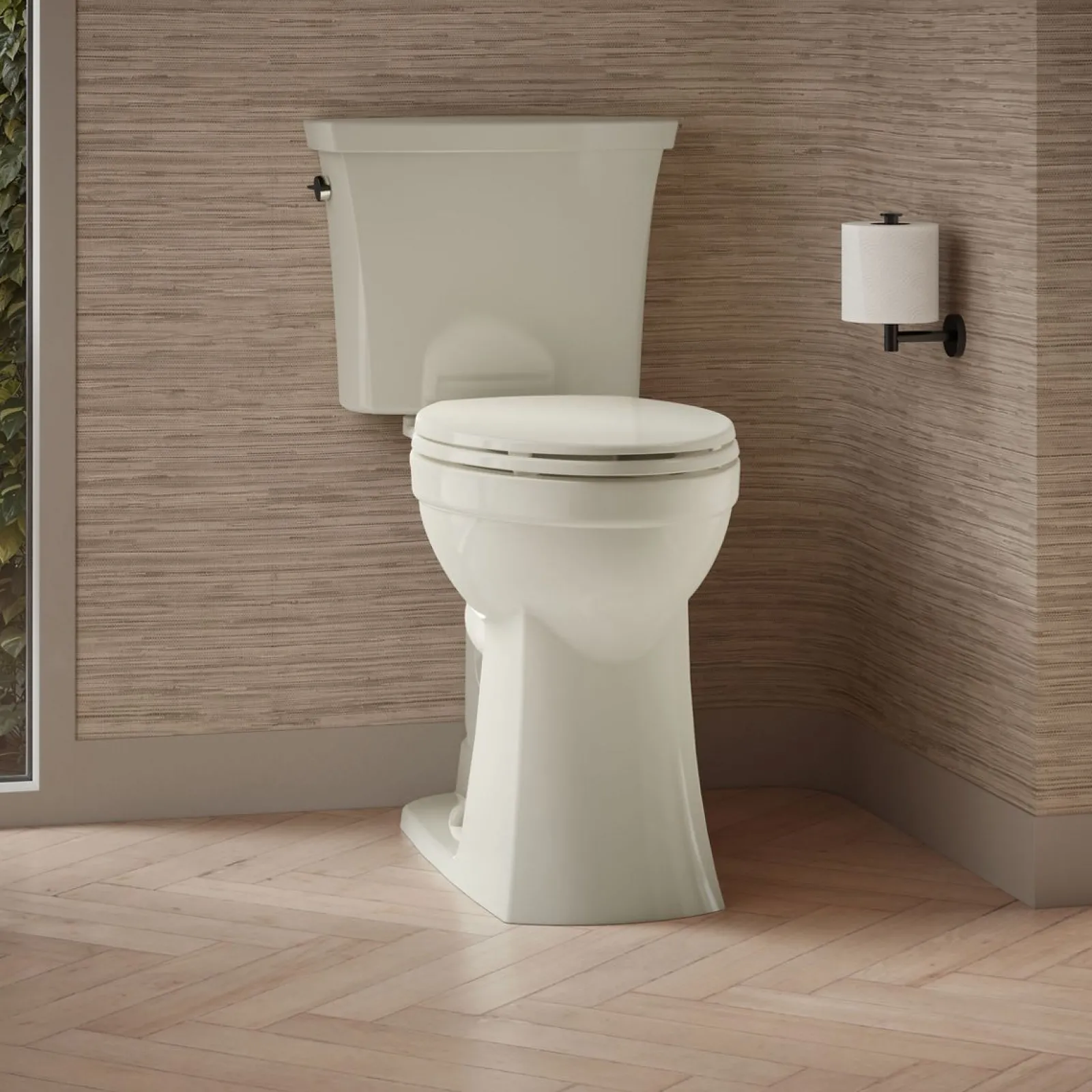 Tall two-piece elongated toilet, 1.28 gpf^Kohler Clearance