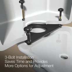 Tall two-piece elongated toilet, 1.28 gpf^Kohler Clearance