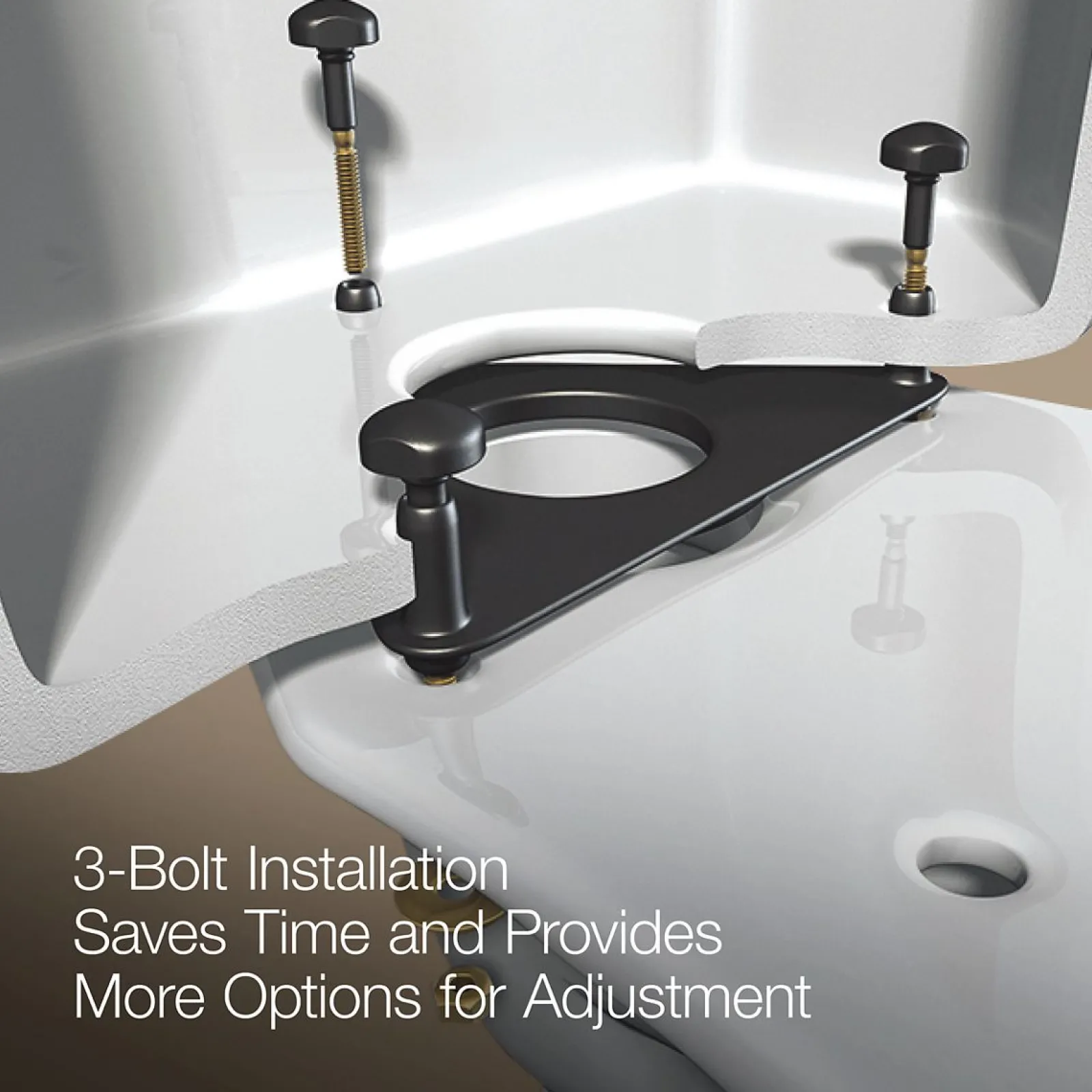 Tall two-piece round-front toilet, 1.28 gpf^Kohler