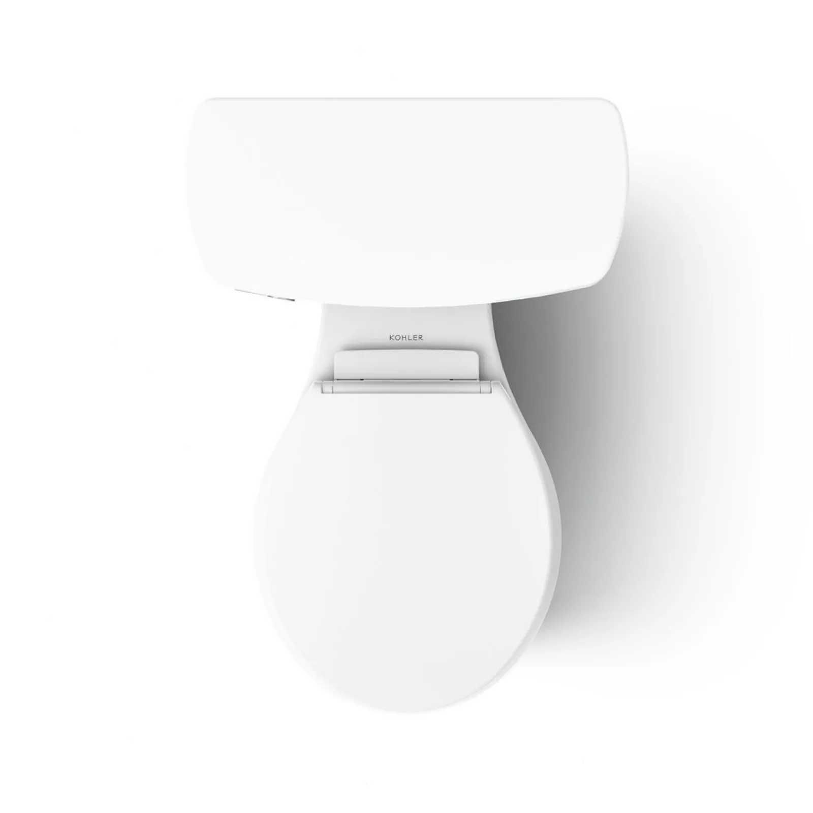 Tall two-piece round-front toilet, 1.28 gpf^Kohler