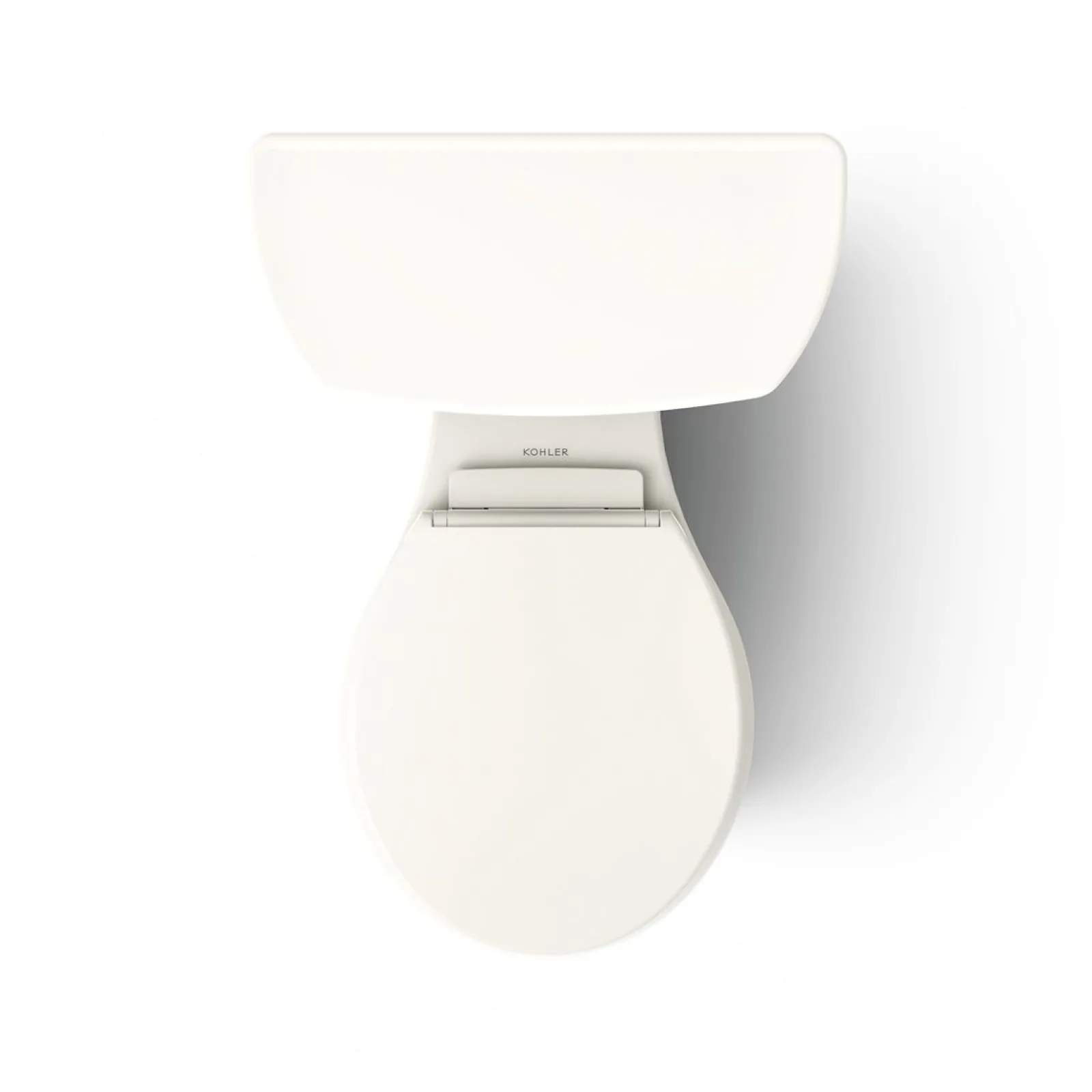 Tall two-piece round-front toilet, 1.28 gpf^Kohler