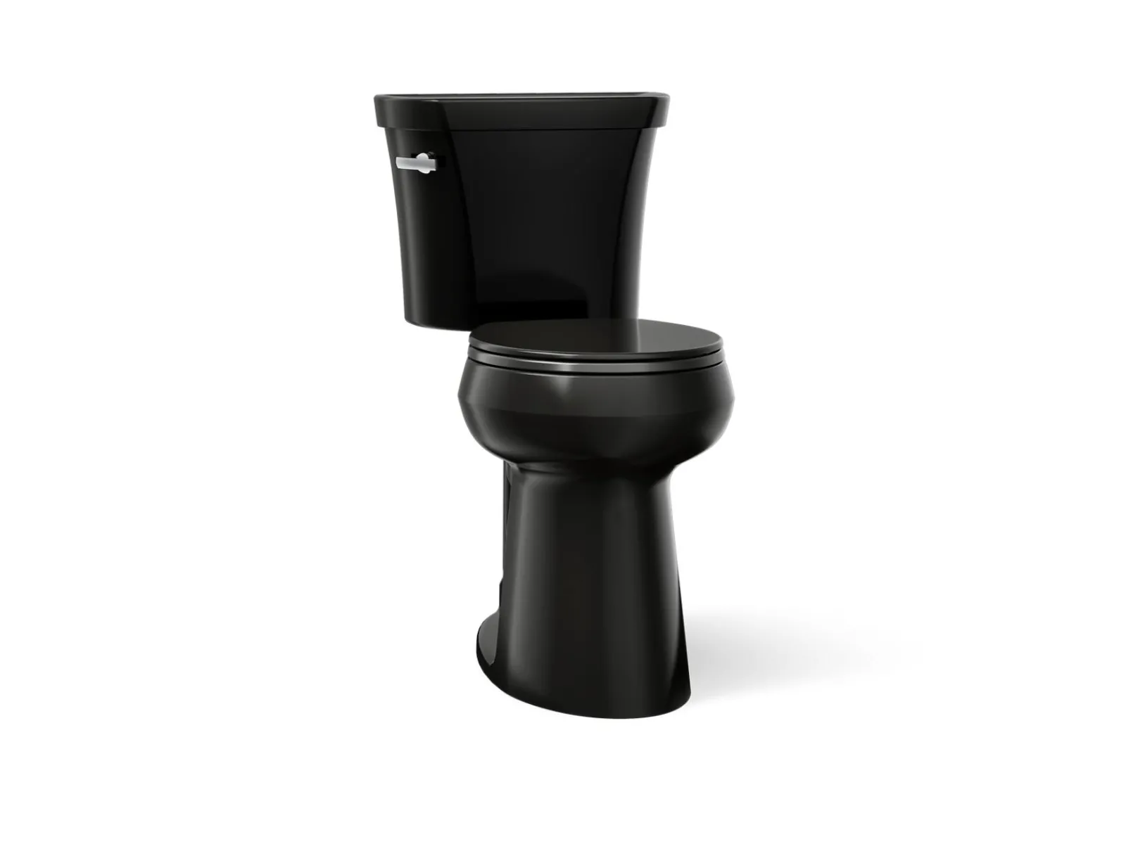 Tall two-piece round-front toilet, 1.28 gpf^Kohler