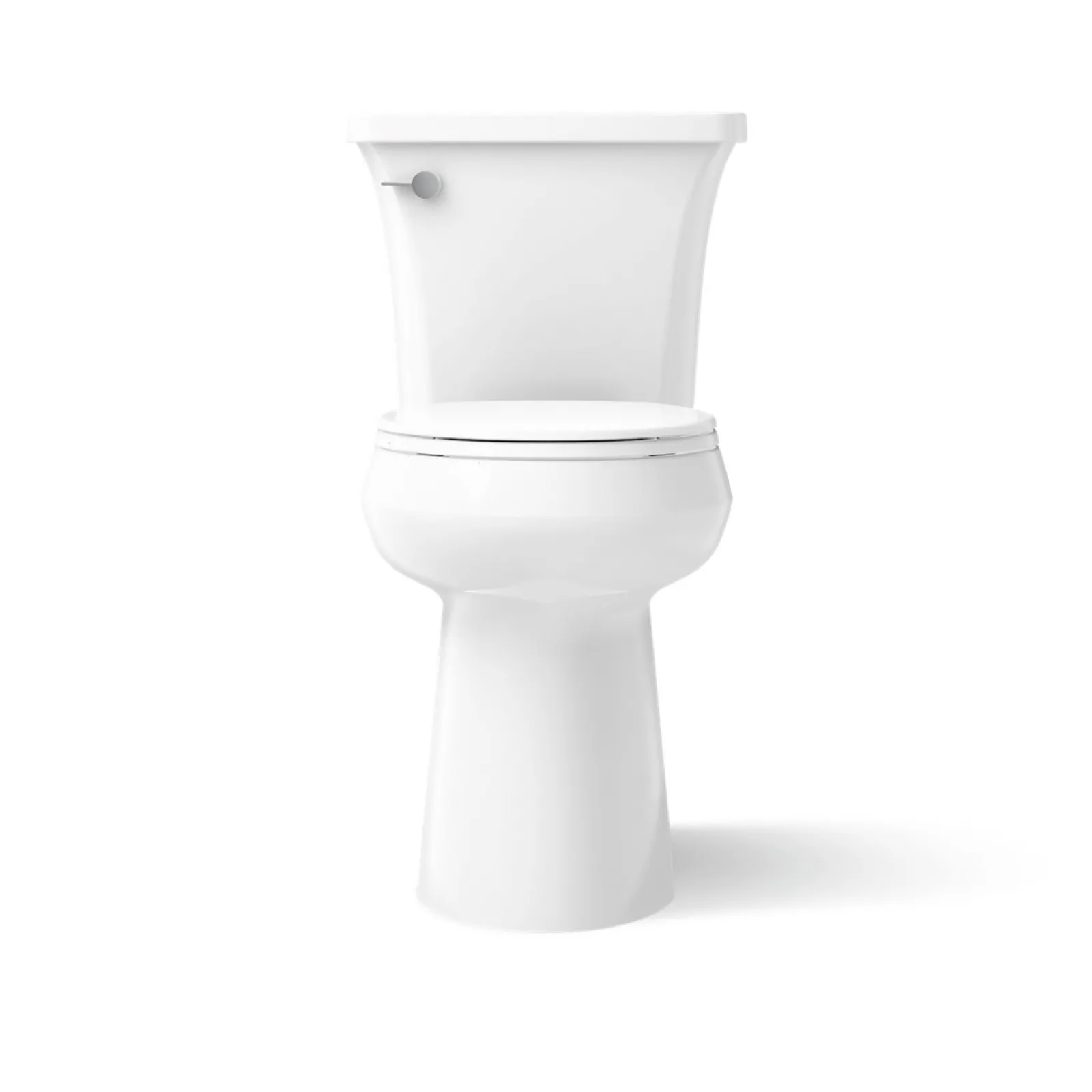 Tall two-piece round-front toilet, 1.28 gpf^Kohler