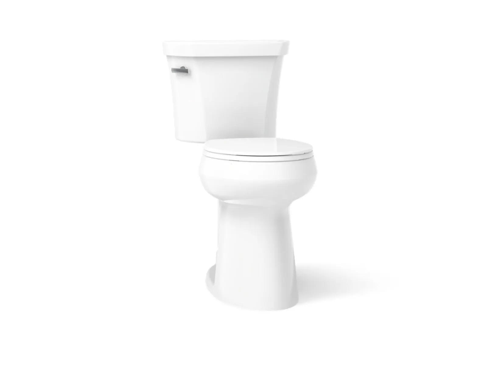 Tall two-piece round-front toilet, 1.6 gpf^Kohler
