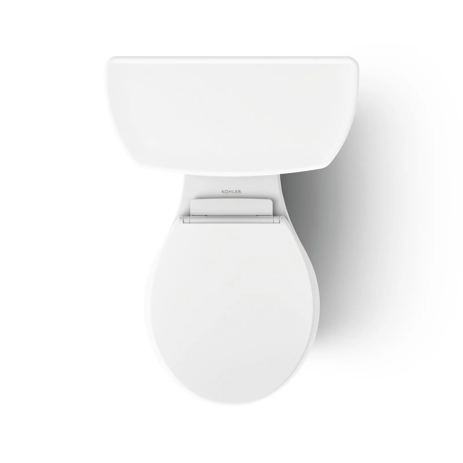 Tall two-piece round-front toilet, 1.6 gpf^Kohler