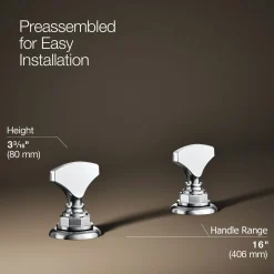 T-handle bathroom sink faucet handles^Kohler