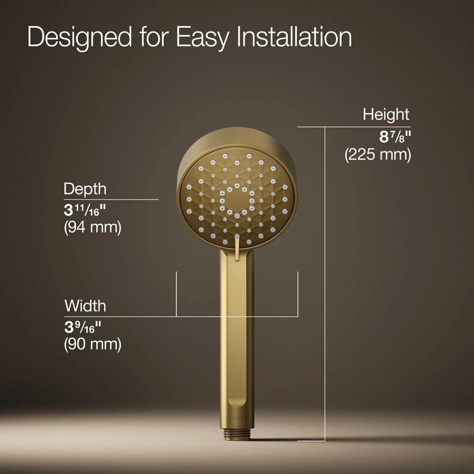 Three-function handshower, 1.75 gpm^Kohler Discount