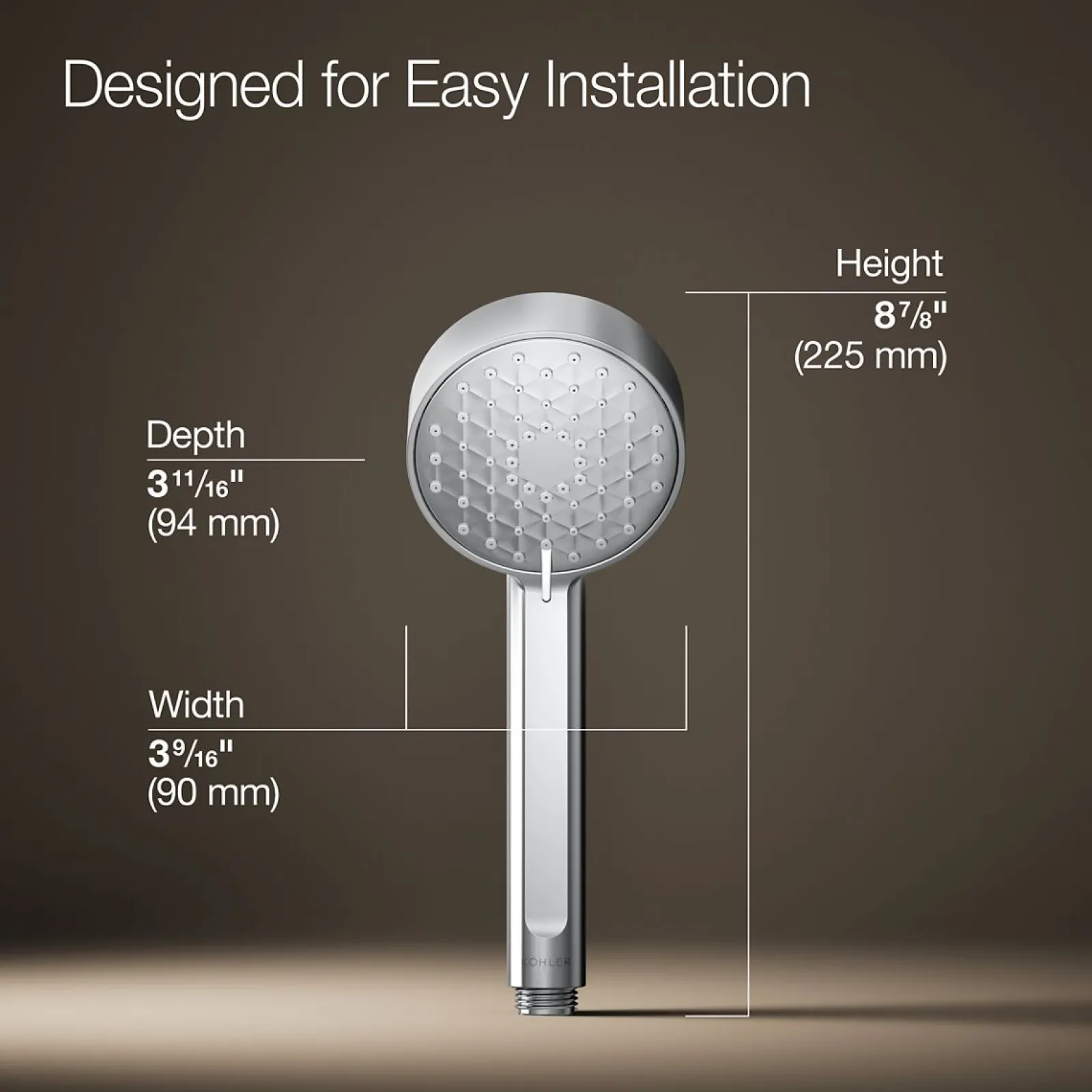 Three-function handshower, 1.75 gpm^Kohler Discount