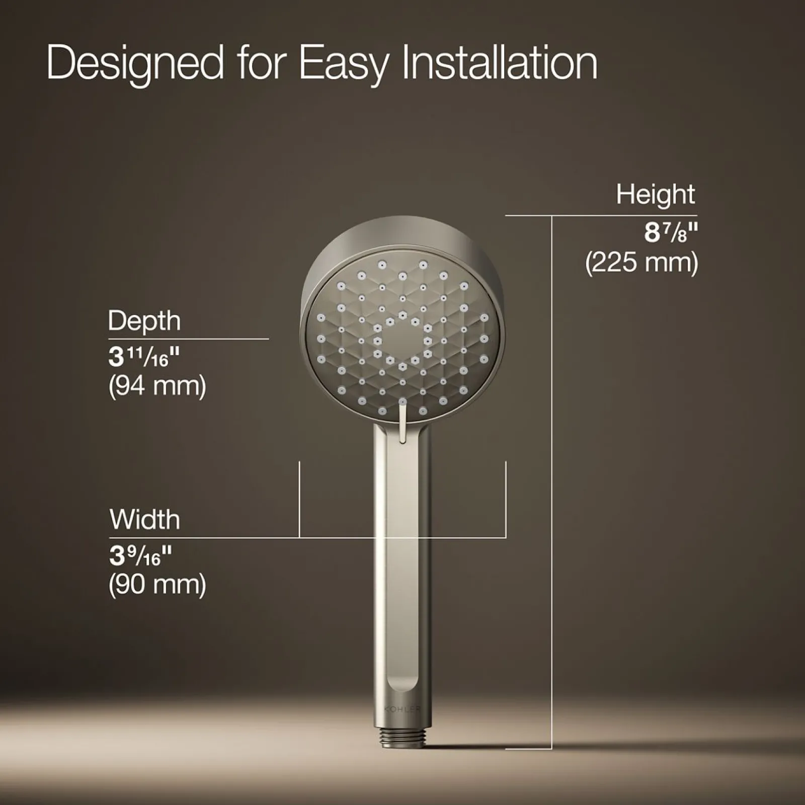 Three-function handshower, 1.75 gpm^Kohler Discount
