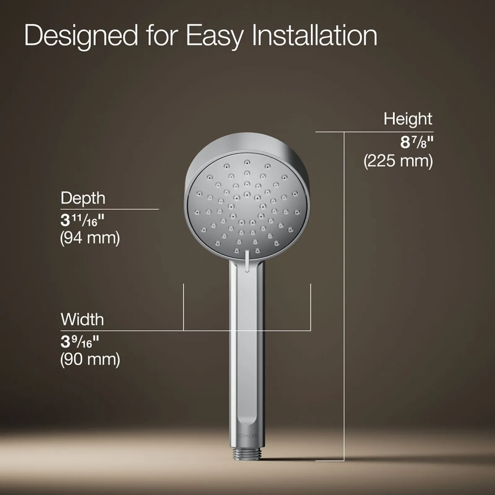 Three-function handshower, 1.75 gpm^Kohler New