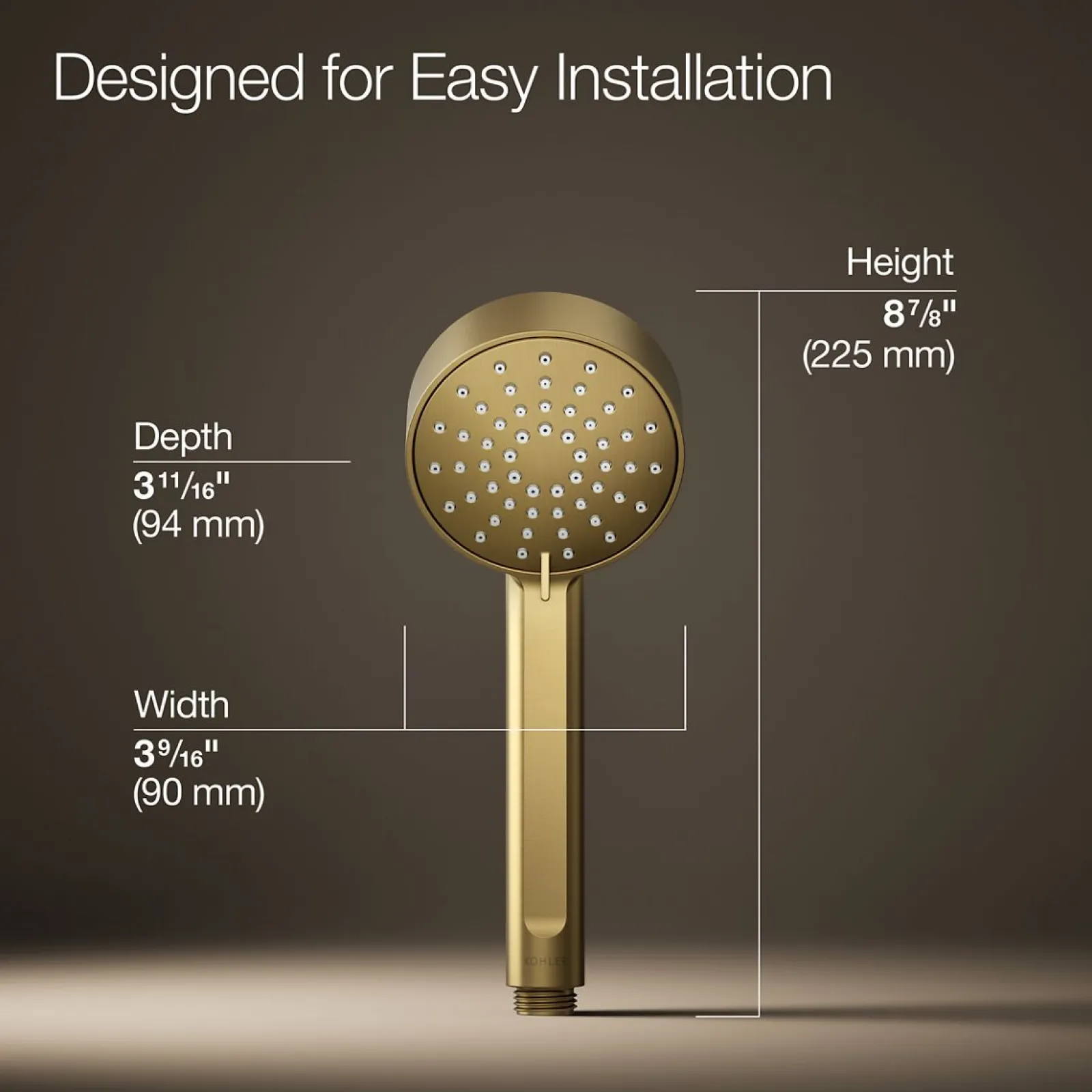 Three-function handshower, 1.75 gpm^Kohler New