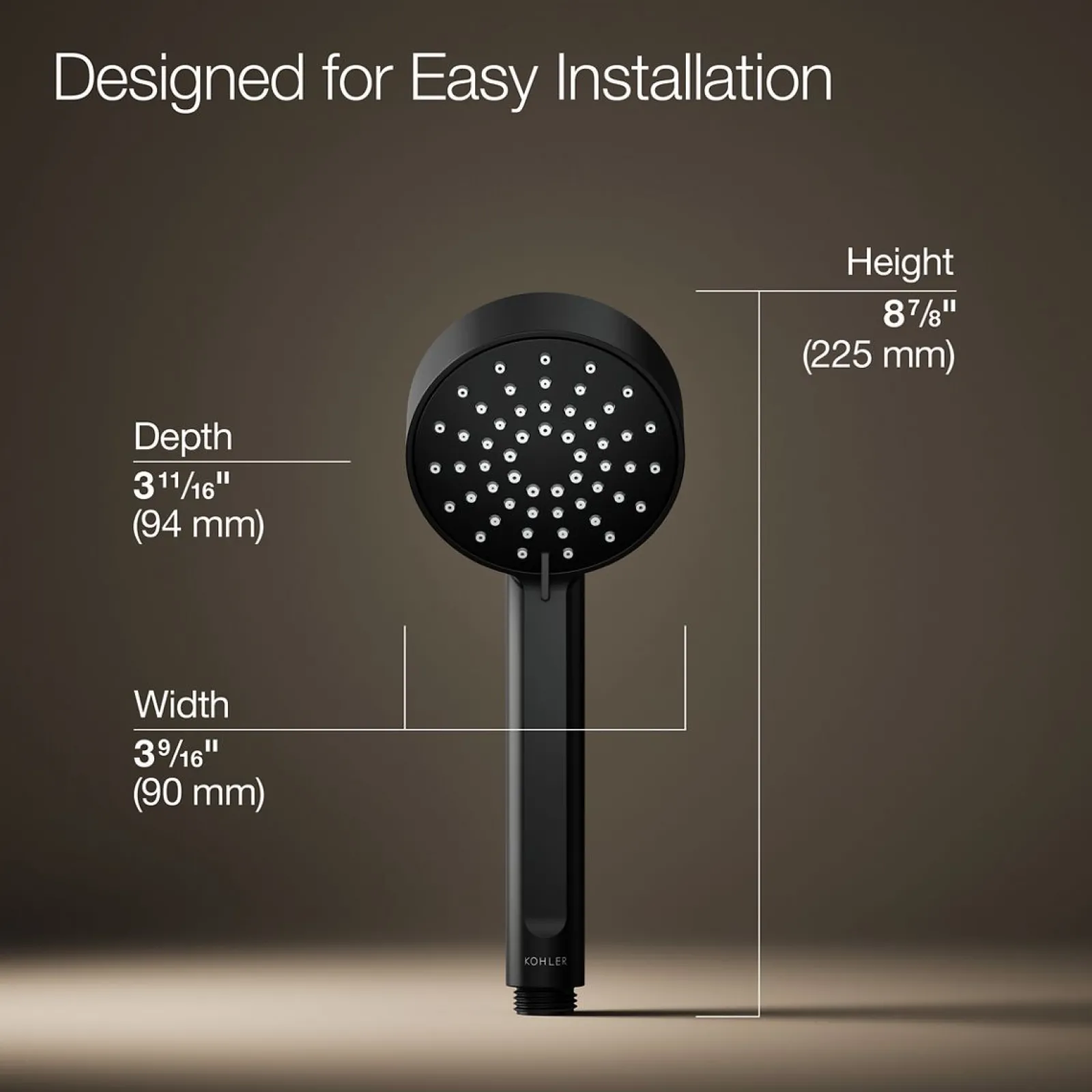 Three-function handshower, 1.75 gpm^Kohler New