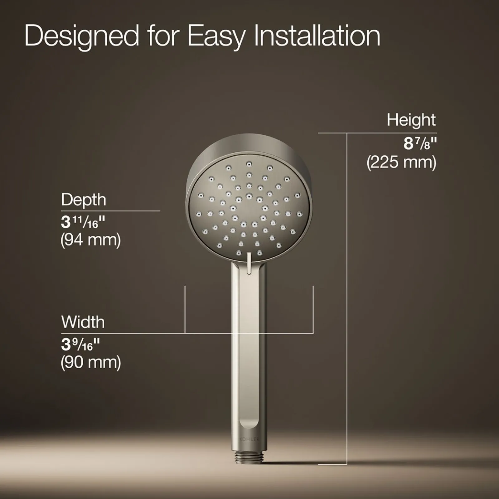 Three-function handshower, 1.75 gpm^Kohler New