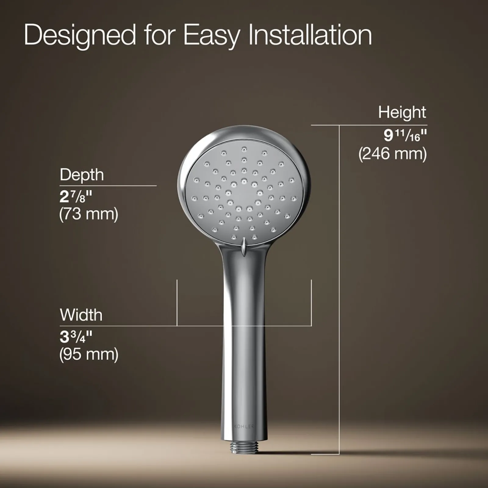 Three-function handshower, 1.75 gpm^Kohler New