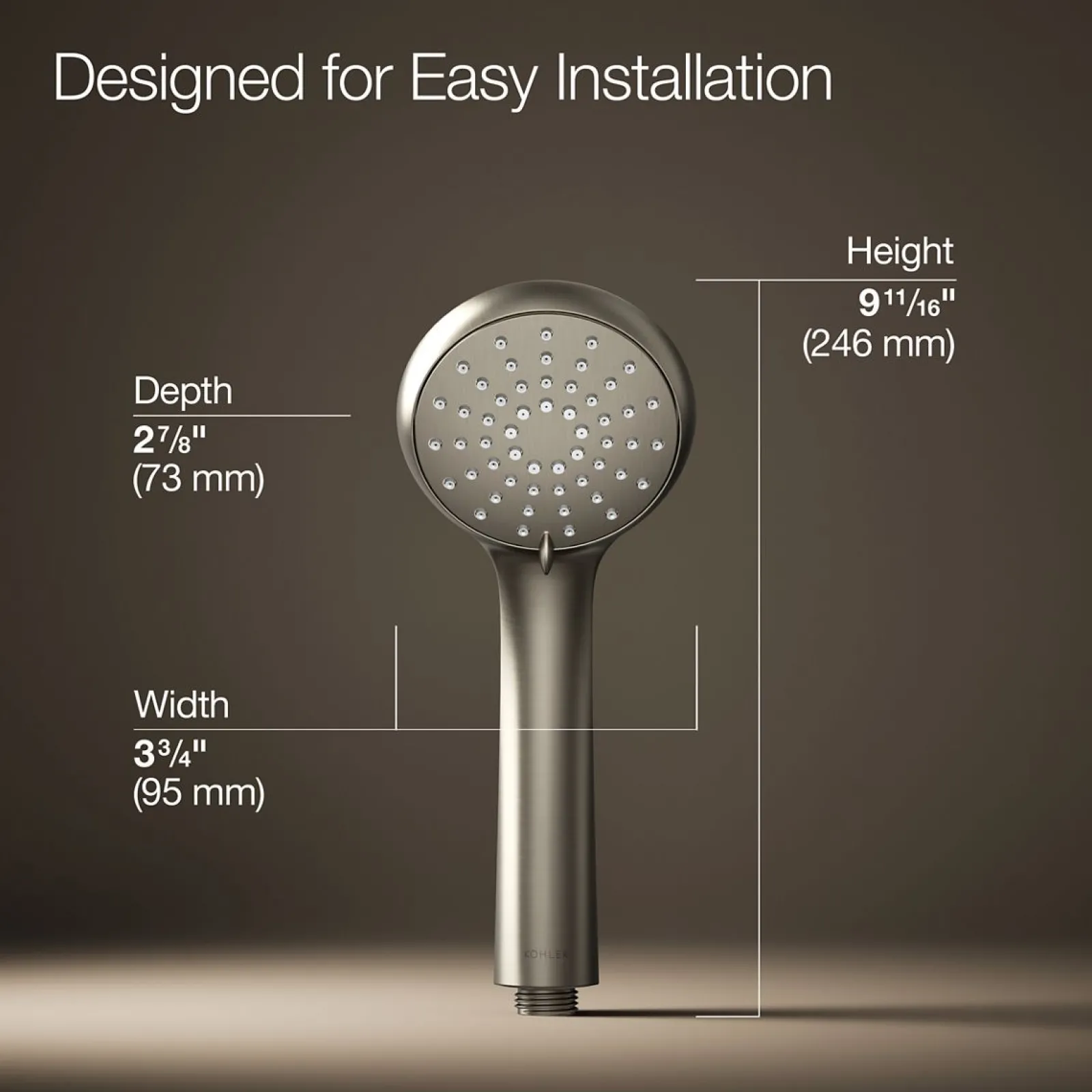 Three-function handshower, 1.75 gpm^Kohler New