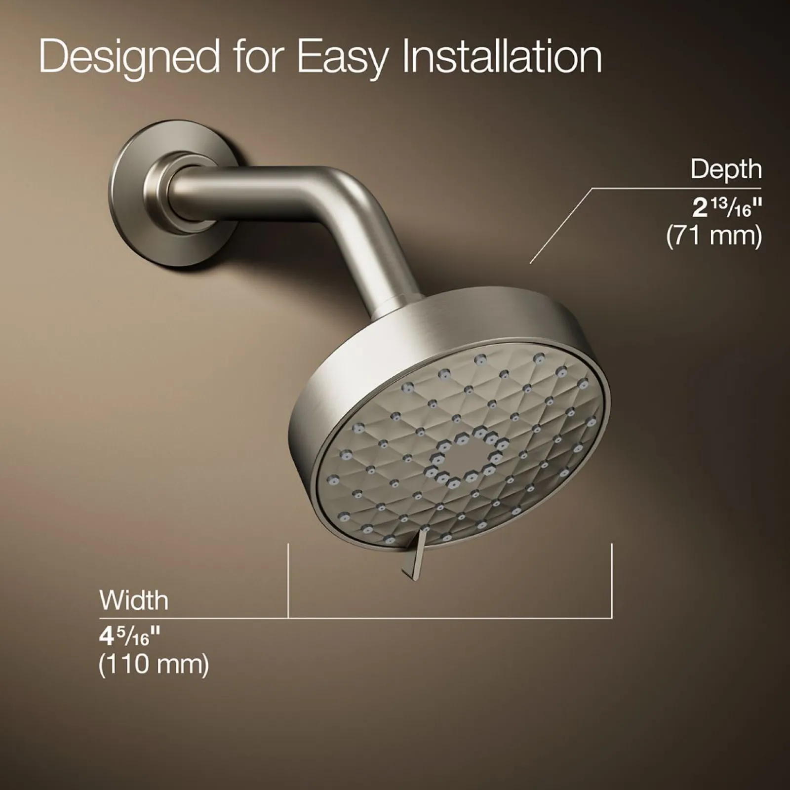 Three-function showerhead, 1.75 gpm^Kohler Outlet