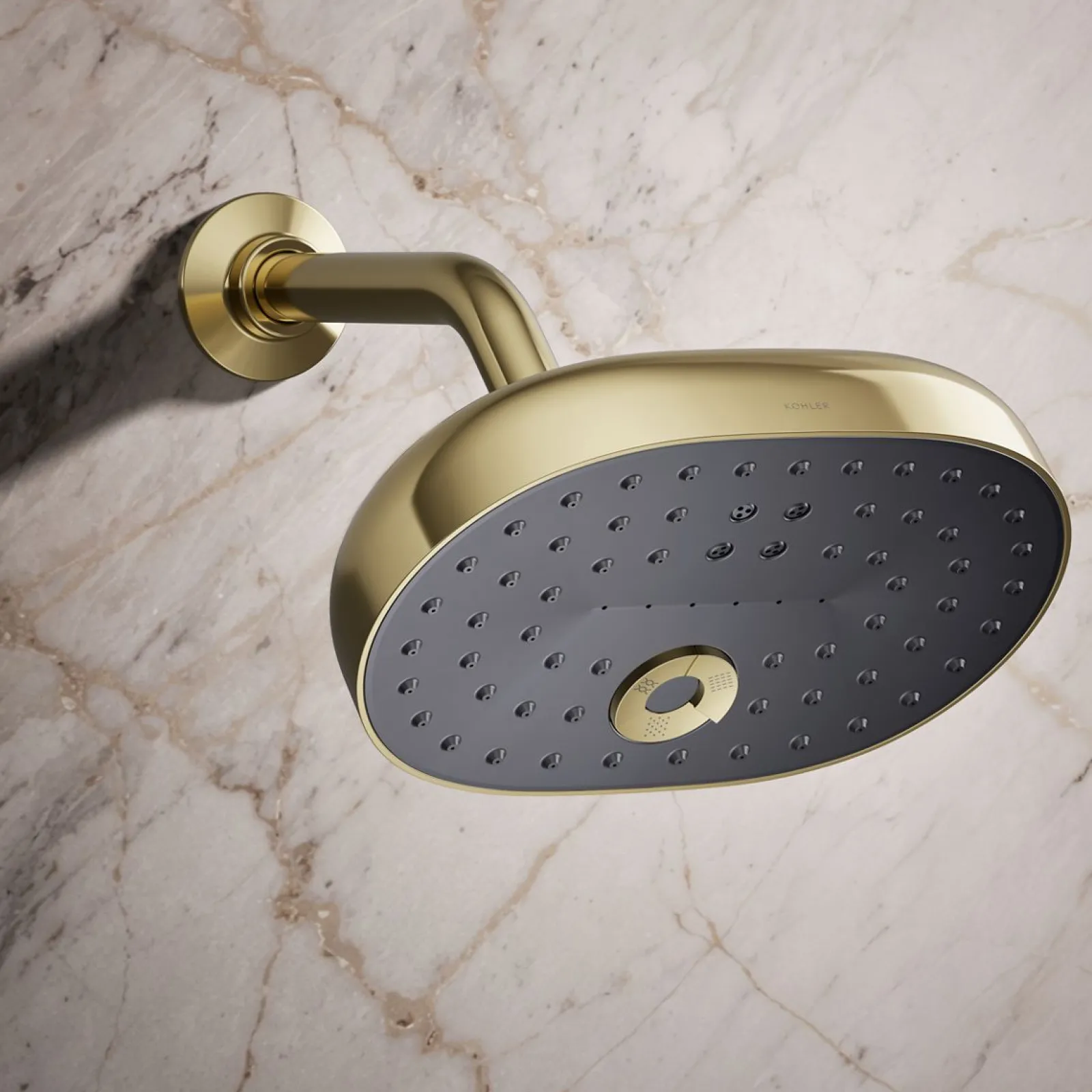 Three-function showerhead, 2.5 gpm^Kohler Best